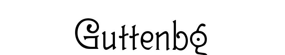 Guttenberg MF Yazı tipi ücretsiz indir
